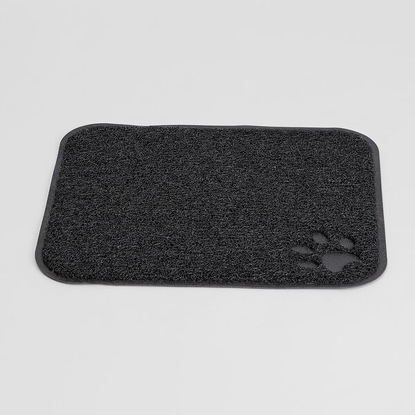 Коврик под туалет Rurri черный 45х37