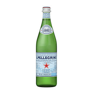 Вода минеральная S.Pellegrino газированная стекло
