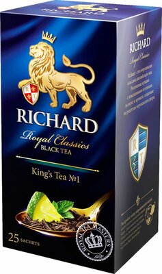 Чай черный Richard Kings Tea №1 лайм/мята, 25 пак.