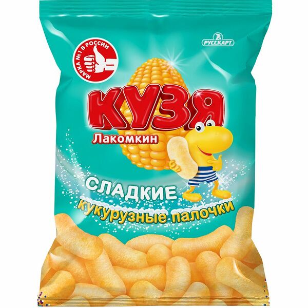 Палочки кукурузные Кузя Лакомкин сладкие 140 г
