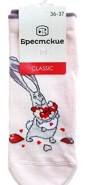 Носки женские Брестские Светло-розовые Размер 36-37