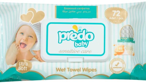 Влажные салфетки Predo 72шт