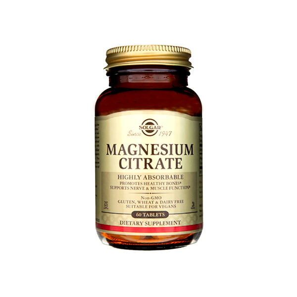 Таблетки цитрата магния Solgar N60