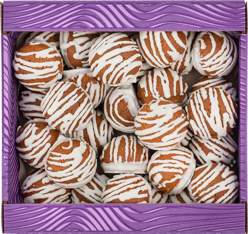 Печенье заварное Delisse в белой глазури