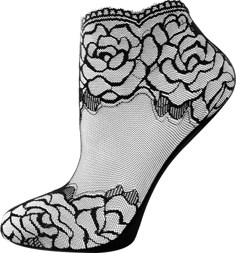 Подследники женские OEMEN р. 23–25 черные, Арт. 8017