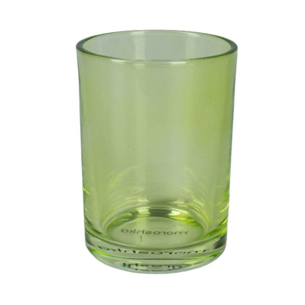 Cтакан для зубных щеток Moroshka Bright Colors, 8х8х10.5 см, зеленый