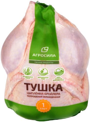 

Тушка цыпленка-бройлера Агросила 1 сорт охлажденная вес