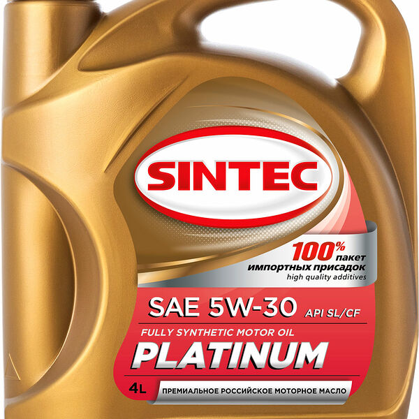 Масло синтетическое Sintec Platinum Api SL/CF 5W-30 4л