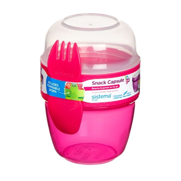 Контейнер Sistema двухуровневый 515мл, в ассортименте 