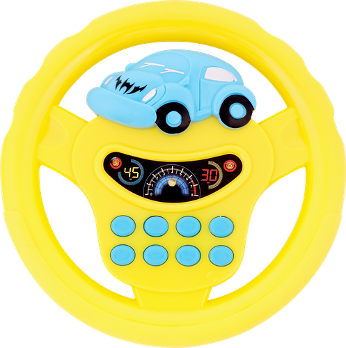 Игрушка BIGGA Руль со световыми и звуковыми эффектами, в ассортименте