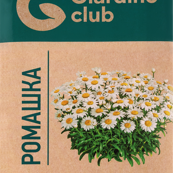 Семена GIARDINO CLUB Ромашка (нивяник) Садовая принцесса, 0,2г