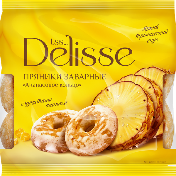 Пряники Delisse Ананасовое кольцо