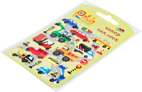 

Наклейки мягкие PATULA машинки