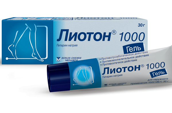 Лиотон 1000 МЕ/г гель 30 г