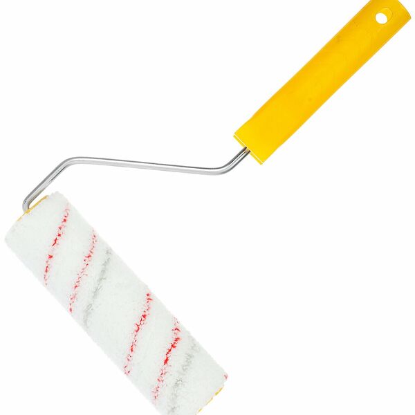 Валик 4WALLS с ручкой малярный Мультиколор 240мм, бугель