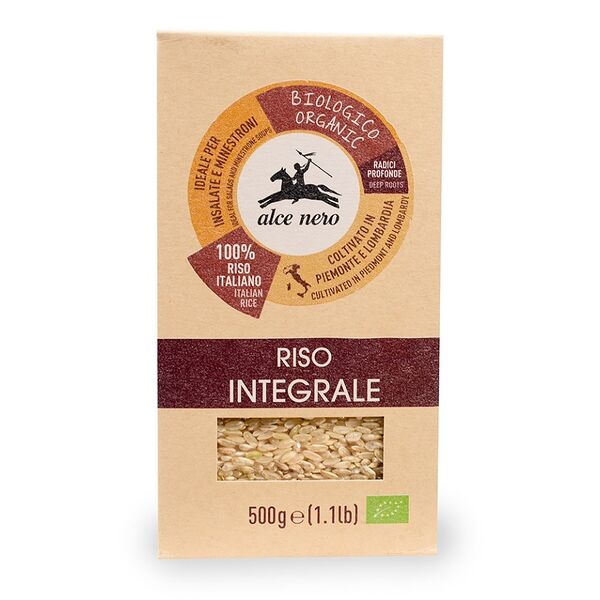 Рис Alce Nero Baldo Integrale нешлифованный коричневый