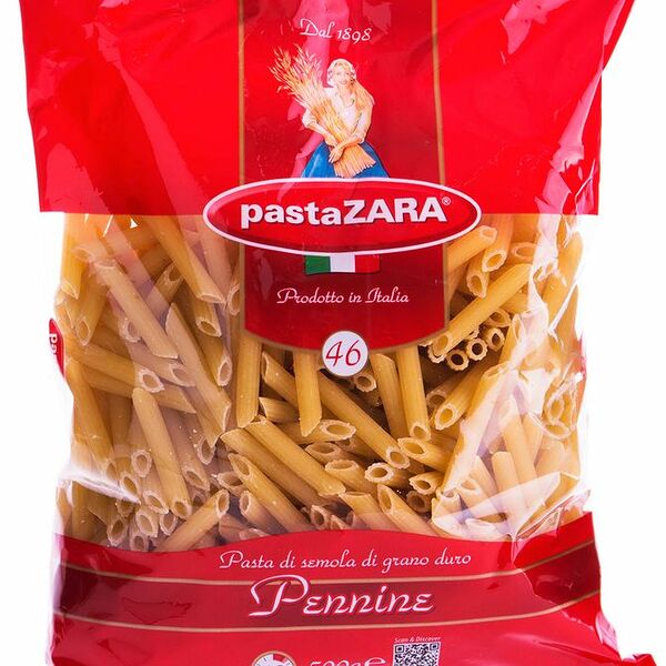 Макаронные изделия Pennine PastaZara 46 Перья рифленые, 500г