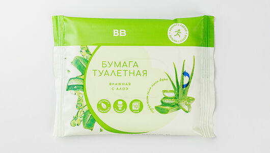 Бумага туалетная влажная