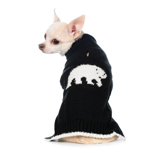 Свитер для собак XS черный (унисекс)