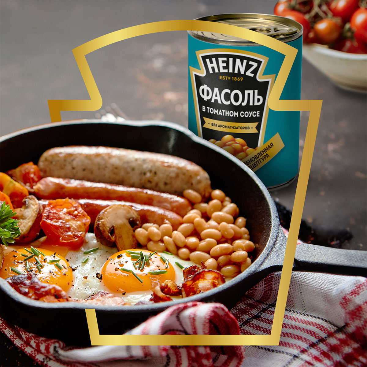 

Фасоль Heinz белая в томатном соусе 415 г