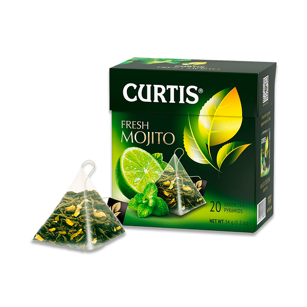 Чай Curtis Fresh Mojito зеленый 20 пакетиков