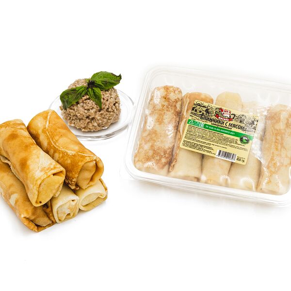 Блинчики с мясом замороженные 0,450 кг