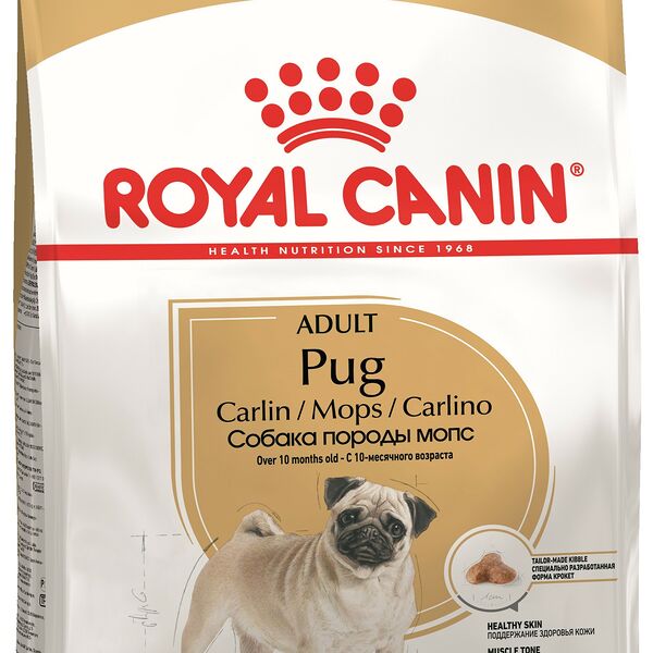 Royal Canin Pug Adult для взрослых собак породы мопс Курица