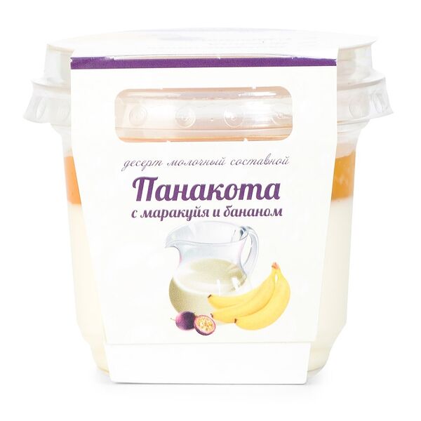 Панакота Sweet Fantasy с маракуйя и бананом