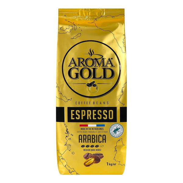 Кофе Aroma Gold Espresso натур. жареный в зернах 1 кг