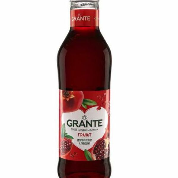 Сок Grante Гранатовый прямого отжима, 750мл