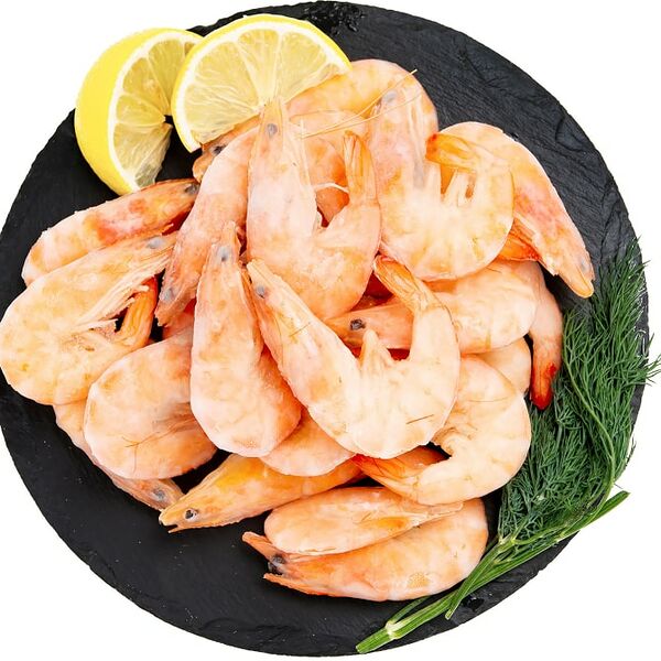 Креветки королевские 50/70 замороженные весовые 0.4-0.6 кг