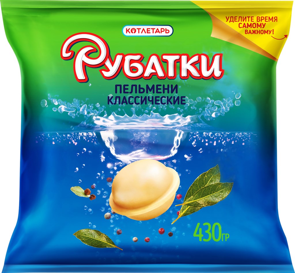 

Пельмени Котлетарь Рубатки классические, 430 г