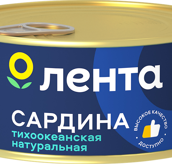 Сардина Иваси Тихоокеанская ЛЕНТА натуральная