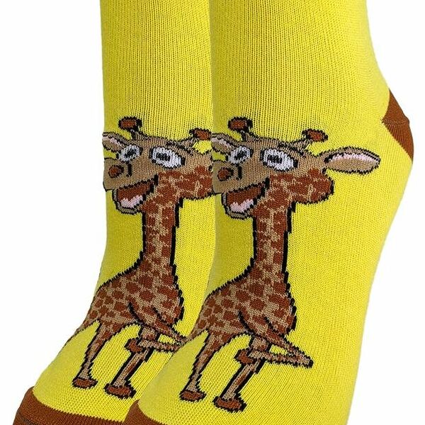 Носки женские Cinema by opium Жираф лимонный/рыжий, р. 23
