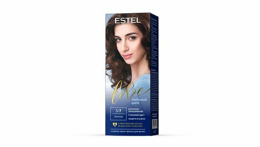 Стойкая краска для волос Estel Love 5/7 Шоколад, 115 мл