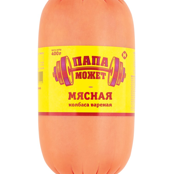 Колбаса вареная Папа может Мясная, 400 г