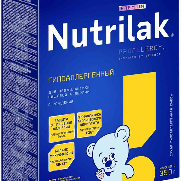 Смесь сухая Nutrilak Premium Гипоаллергенный с рождения 350 г