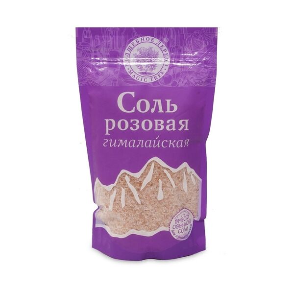 Соль Волшебное дерево  морская розовая 