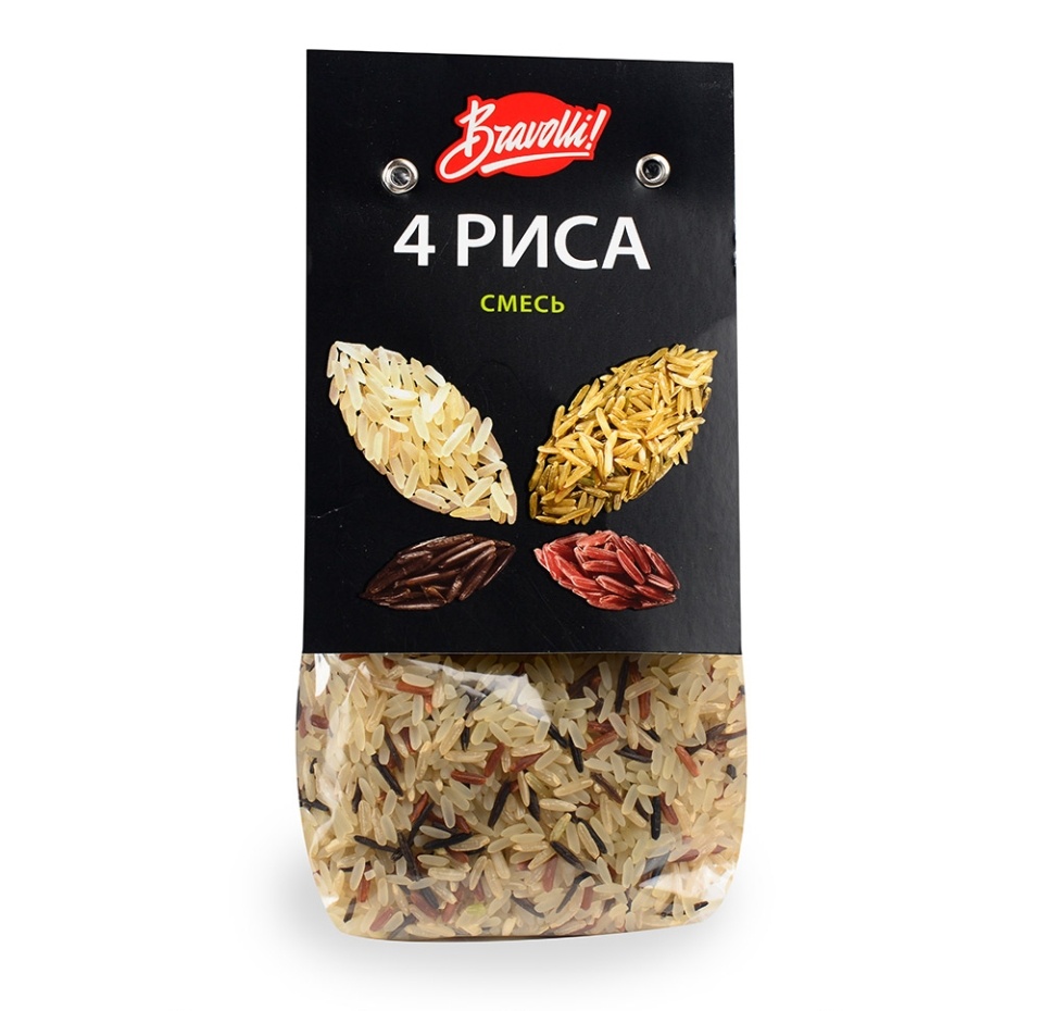 

Рис Bravolli Смесь 4 вида 350 г