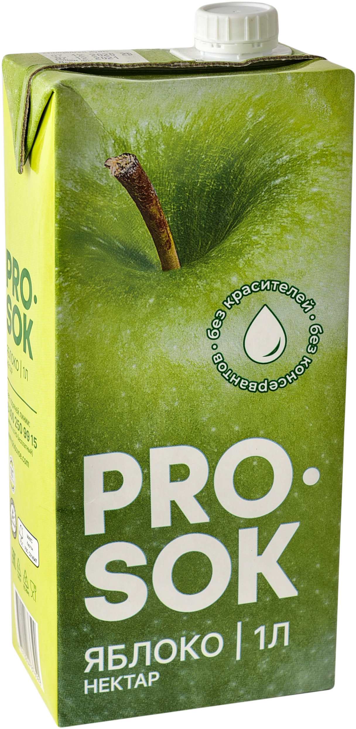 

Сок Pro Sok Нектар яблочный 1л