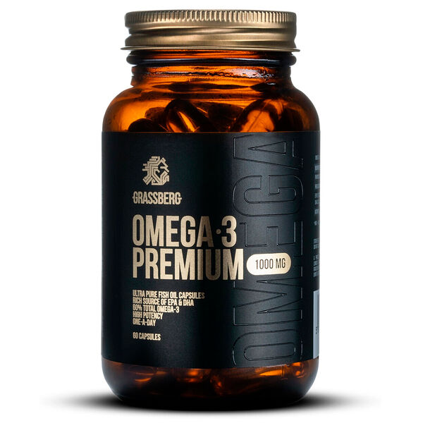 Grassberg Omega 3 Premium 60% капсулы 1000 мг 60 шт