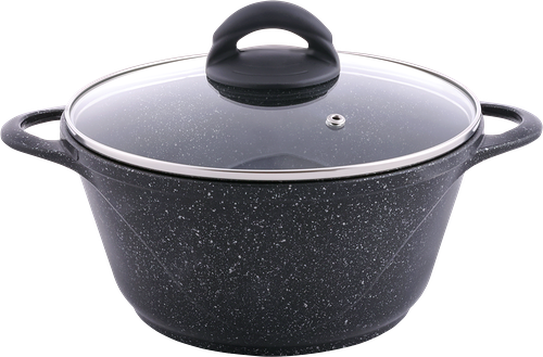 Кастрюля HOPPS Cooking Show, литая с индукцией, антипригарное покрытие, с крышкой, 3л