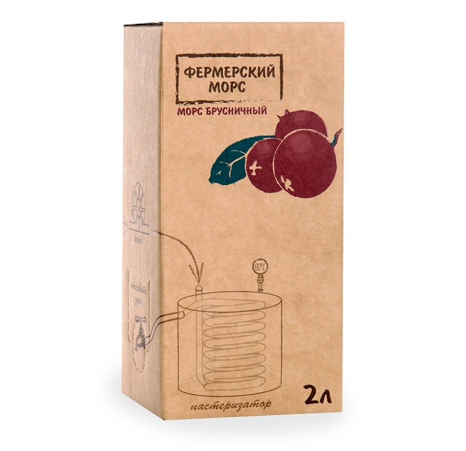 

Морс брусничный «Фермерский» от Ярослава Звягина 2 л