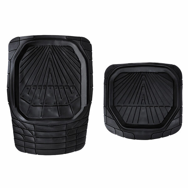 Ермак  набор ковров с высоким бортом 4шт, термопласт, универсальные, черные ray