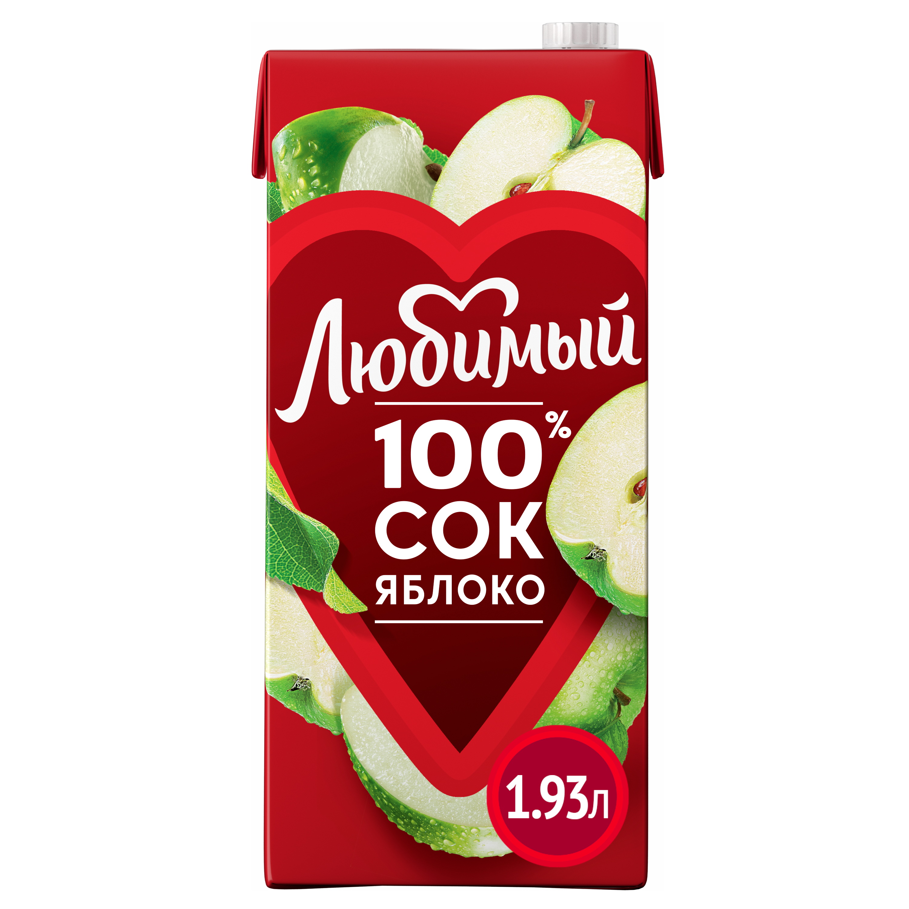 

Сок Любимый яблочный осветленный
