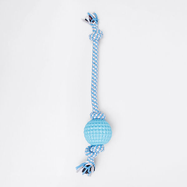 Игрушка для собак Мяч с веревкой, 8,7 см