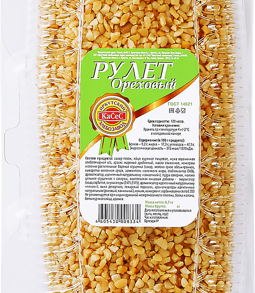 Рулет КАСЕС Ореховый