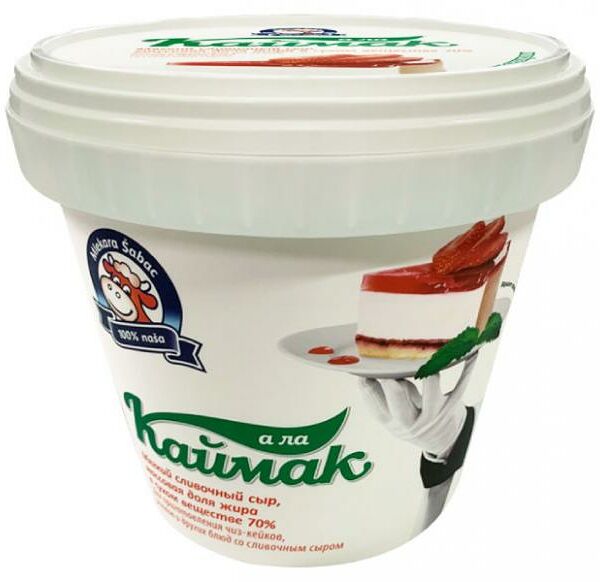 Сыр мягкий А ла Каймак 70% ТМ Mlekara Sabac (Млекара Сабак)