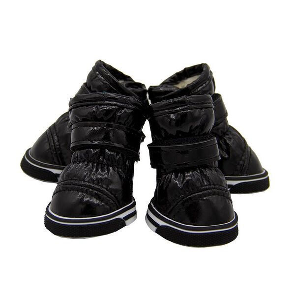 Ботинки дутики для собак XS черный (унисекс)