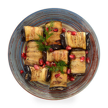 Баклажаны с орехами